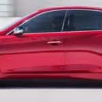 2020 INFINITI q50 driving through town