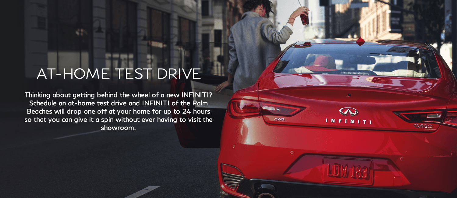At home test drive. Schedule an at-home test drive and will drop one off at your home for up to 24 hours.