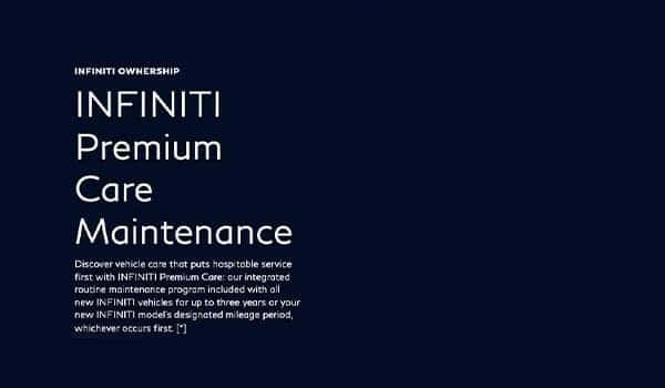 INFINITI Premium Care Plan