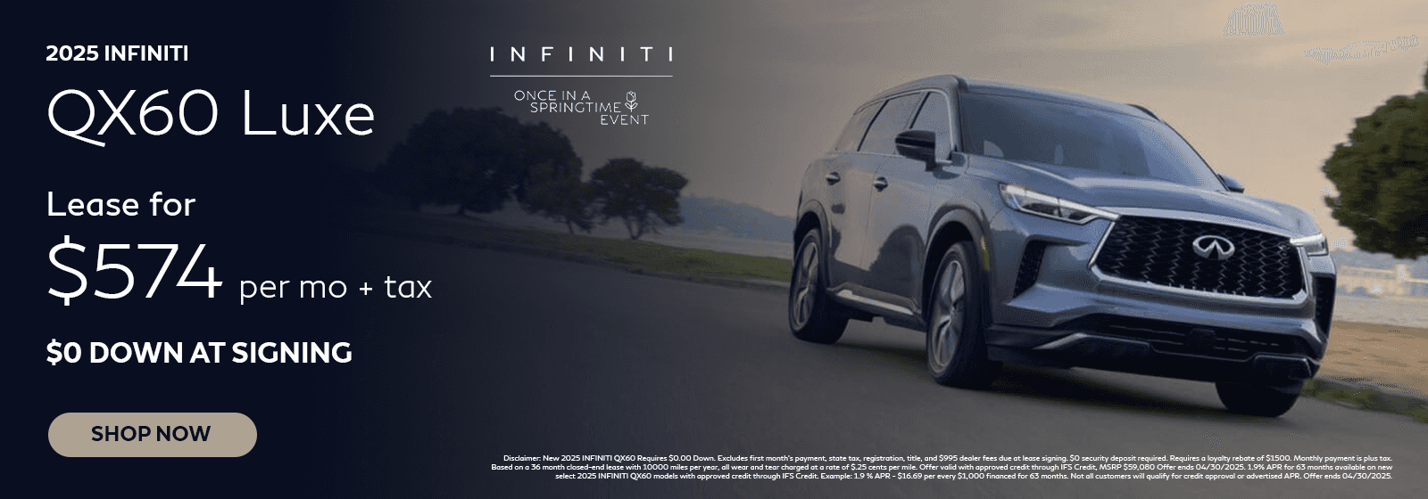 QX60 LUXE deals in West Palm Beach