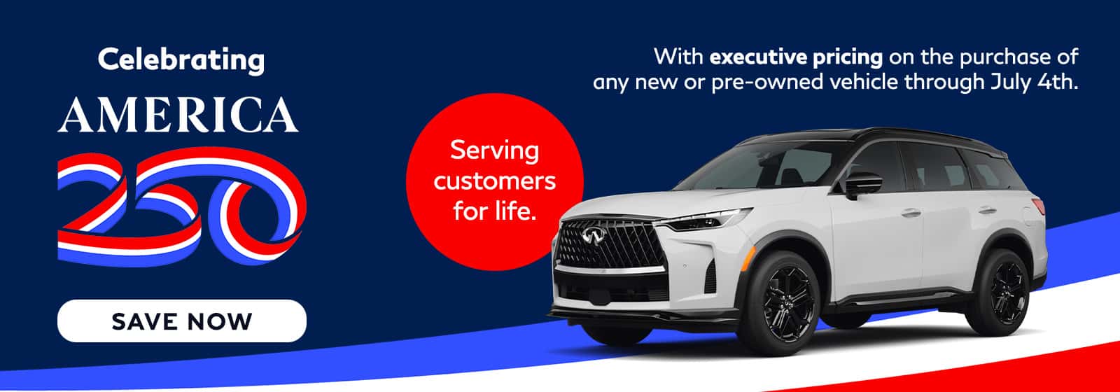 Celebrate America's 250th with a New INFINITI