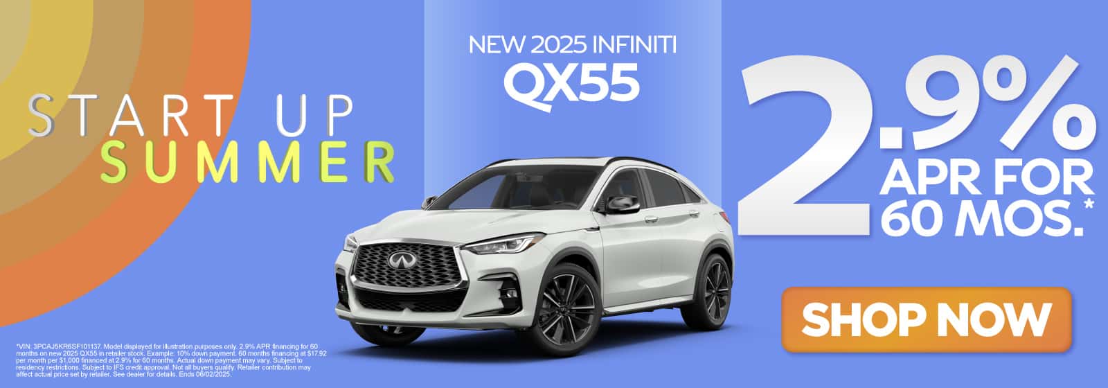 New 2025 INFINITI QX55 