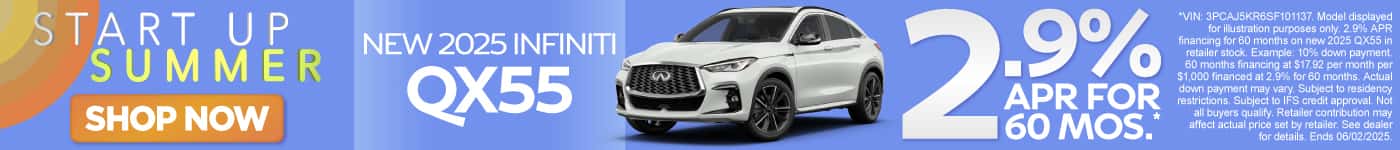 New 2025 INFINITI QX55 