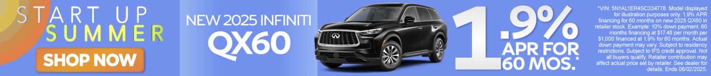 New 2025 INFINITI QX60 