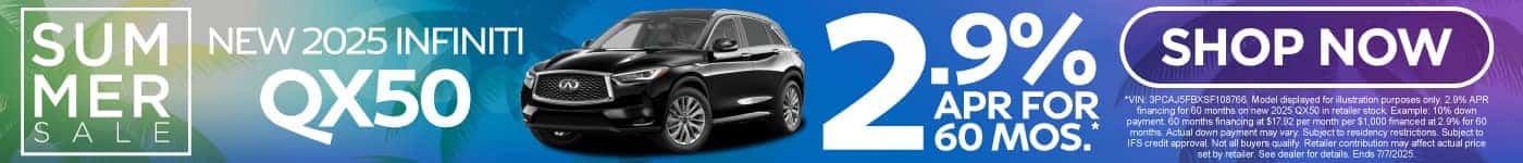 New 2025 INFINITI QX50 