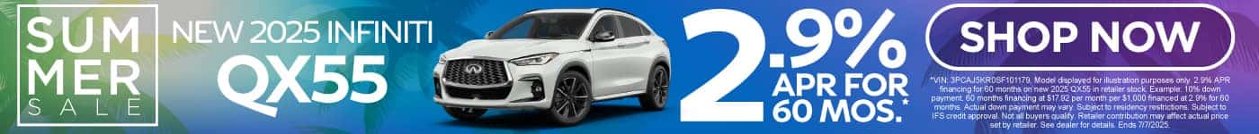New 2025 INFINITI QX55 