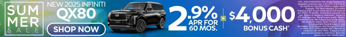 New 2025 INFINITI QX80 