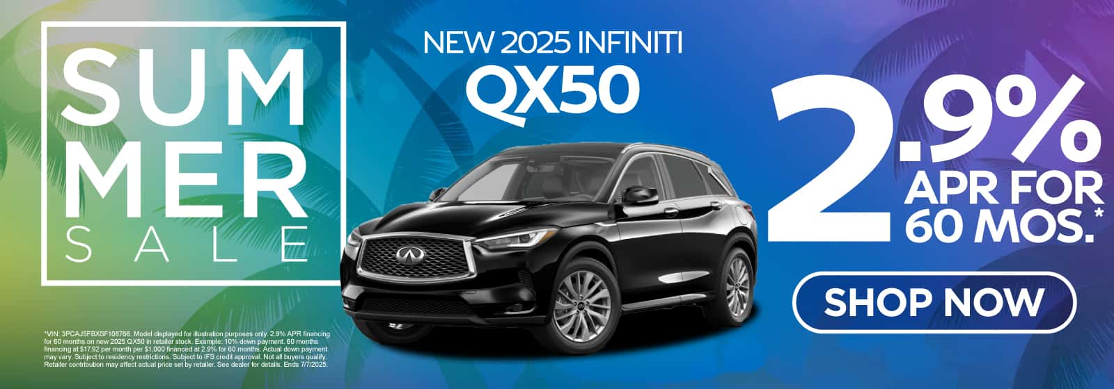 New 2025 INFINITI QX50 