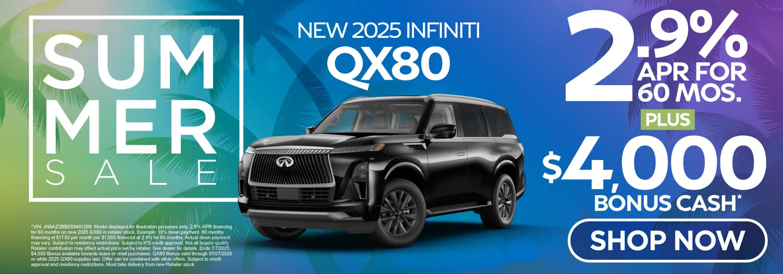 New 2025 INFINITI QX80 