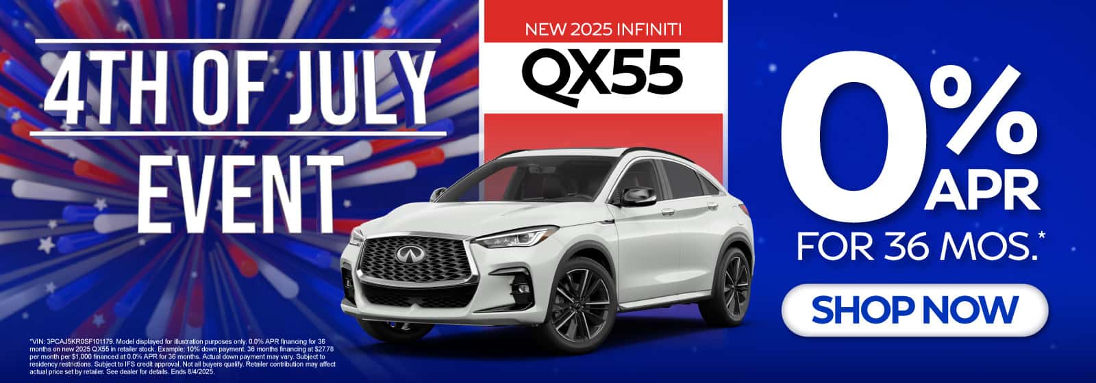 New 2025 INFINITI QX55 