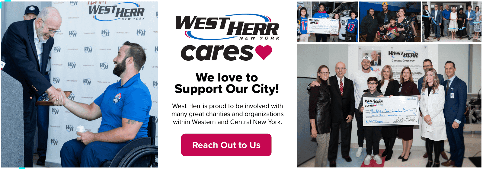 West Herr Cares. We love to support our city!