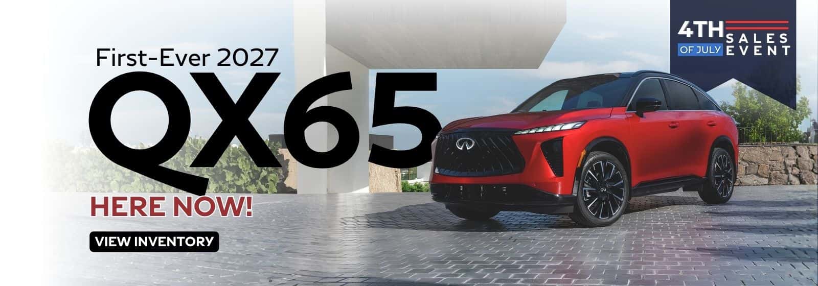 4th of July INFINITI First Ever 2027 QX65 Arriving This Month At INFINITI Roseville