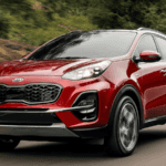 red 2020 kia sportage