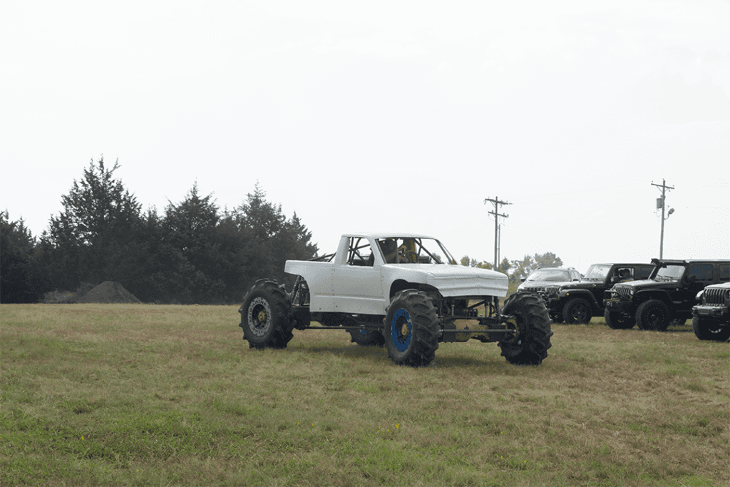 A monster truck in Guthrie, Oklahoma at Midwest Jeepfest