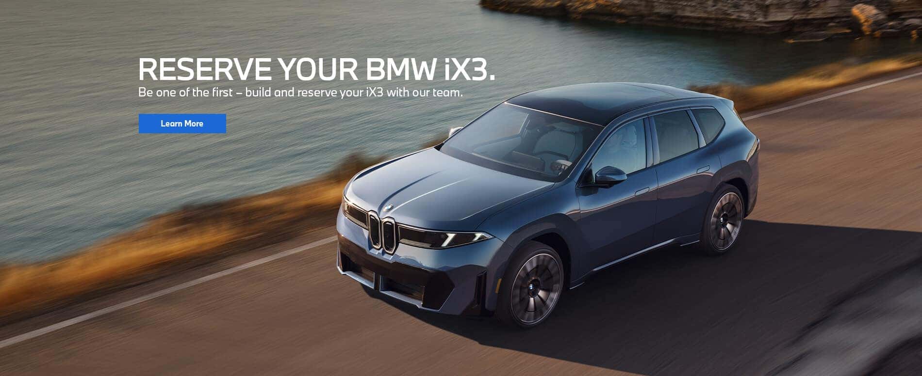 Reserve the new 2027 BMW iX3 All-Electric SUV