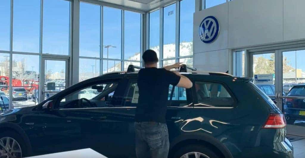 2019 VW Alltrack Roof Rack in Bend, Oregon Kendall Volkswagen of Bend