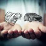 Money and business concept car