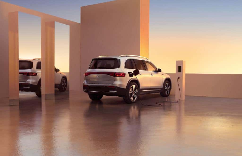 EQ by Mercedes-Benz models get charged via electricity