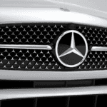 The grille of a Mercedes-Benz Certified Pre-Owned warranty vehicle