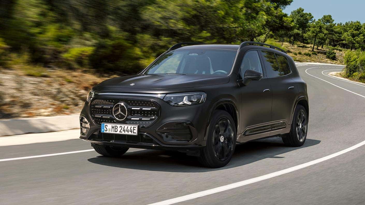 Exterior of a 2027 Mercedes-Benz Electric GLB SUV