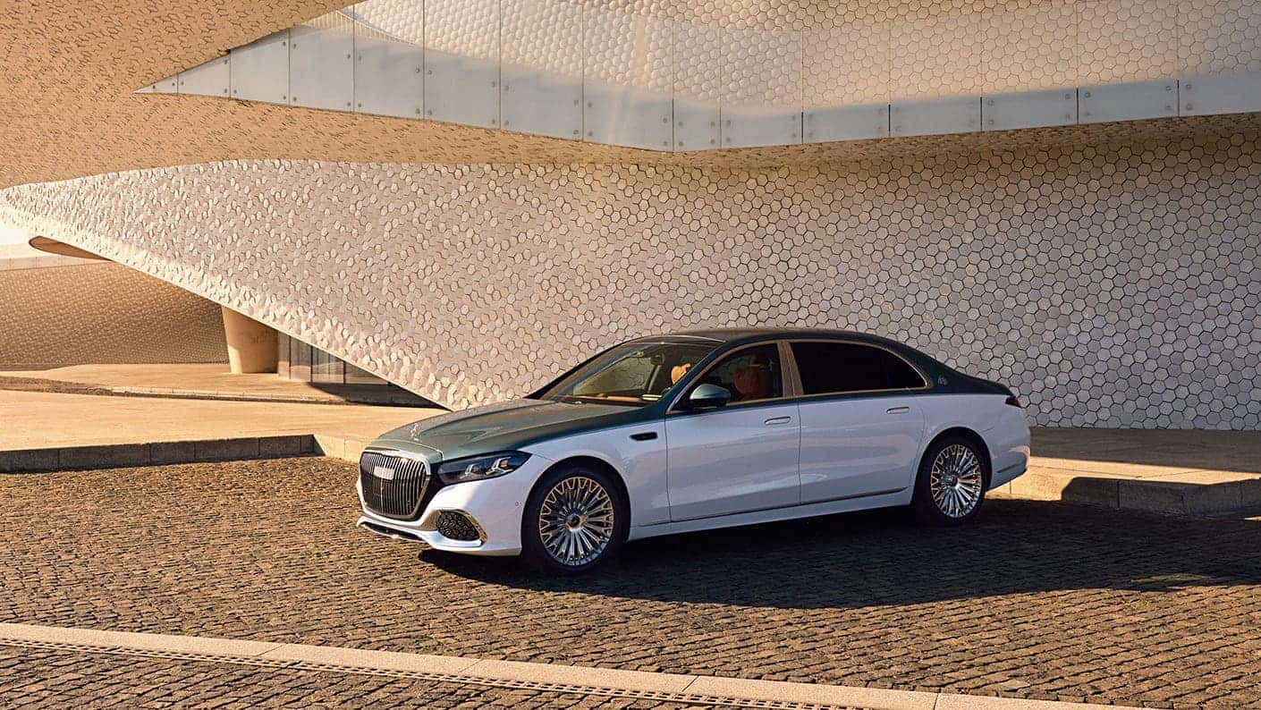 Exterior of a 2027 Mercedes-Maybach S-Class