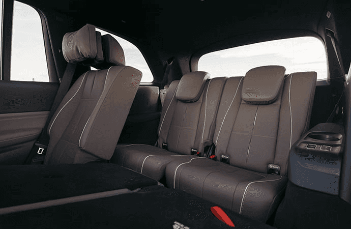 Rear seating of the 2027 Mercedes-Benz GLS SUV