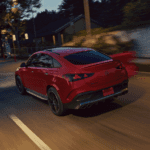 The 2027 Mercedes-AMG GLE 53 on the road