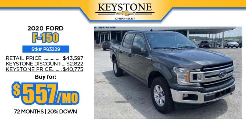 2020 ford f-150 keystone chevy
