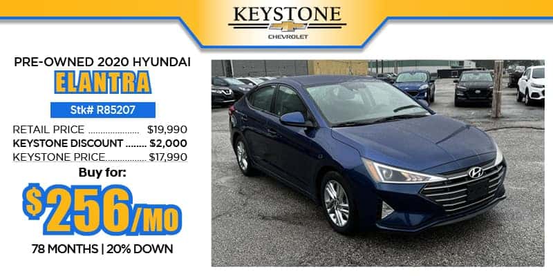 2020 hyundai elantra keystone chevrolet