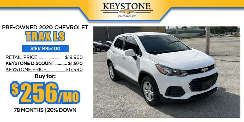 2020 chevrolet trax ls keystone