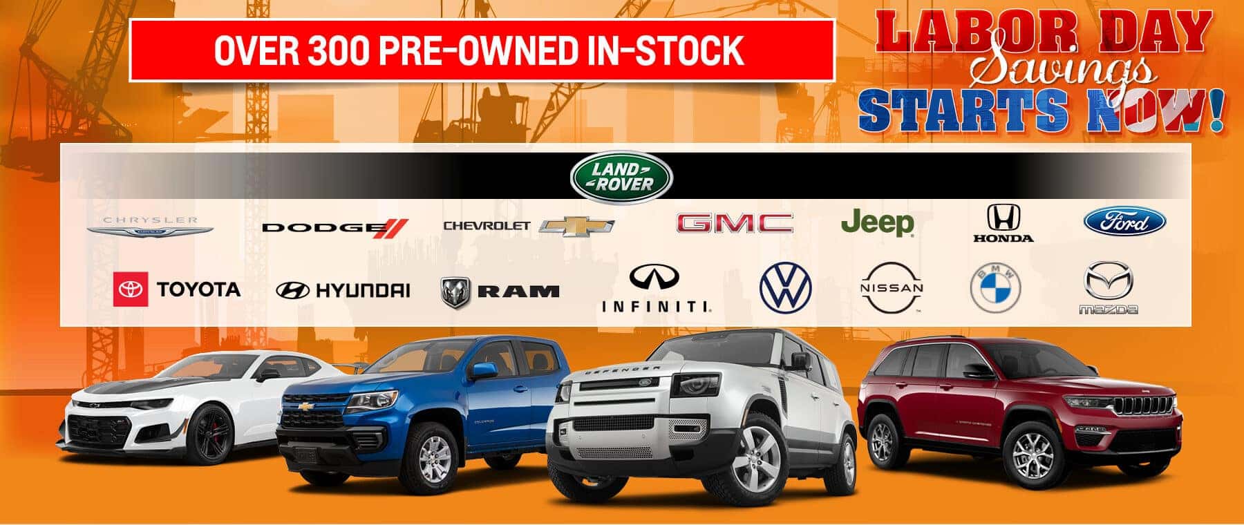 pre-owned vehicles Labor Day sales event keystone chevrolet