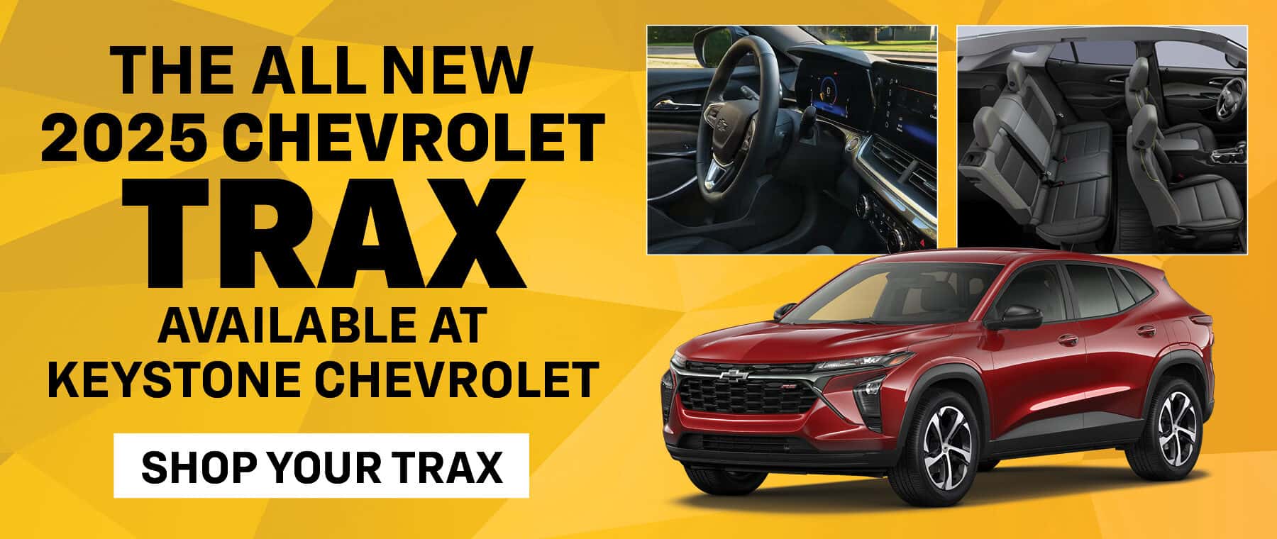 THE ALL NEW 2025 CHEVROLET TRAX AVAILABLE AT KEYSTONE CHEVROLET SHOP YOUR TRAX