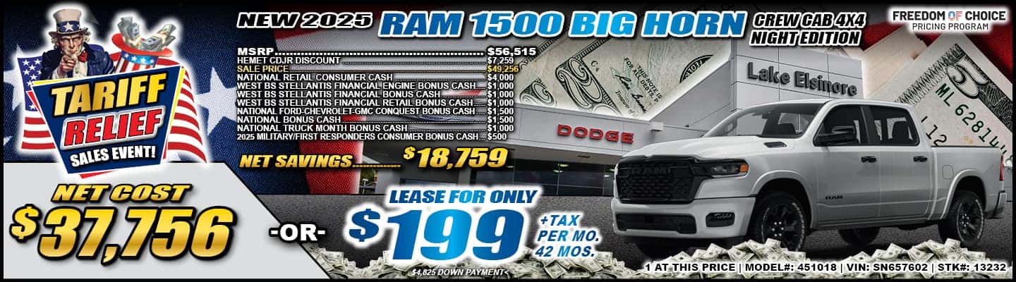 2025 RAM 1500 BIG HORN