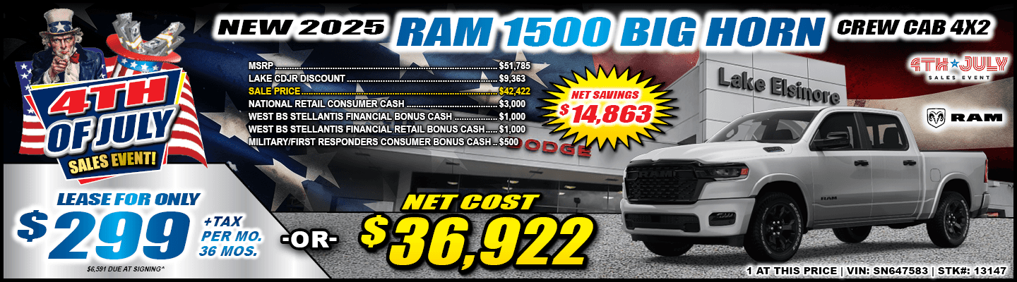 2025 RAM 1500 BIG HORN