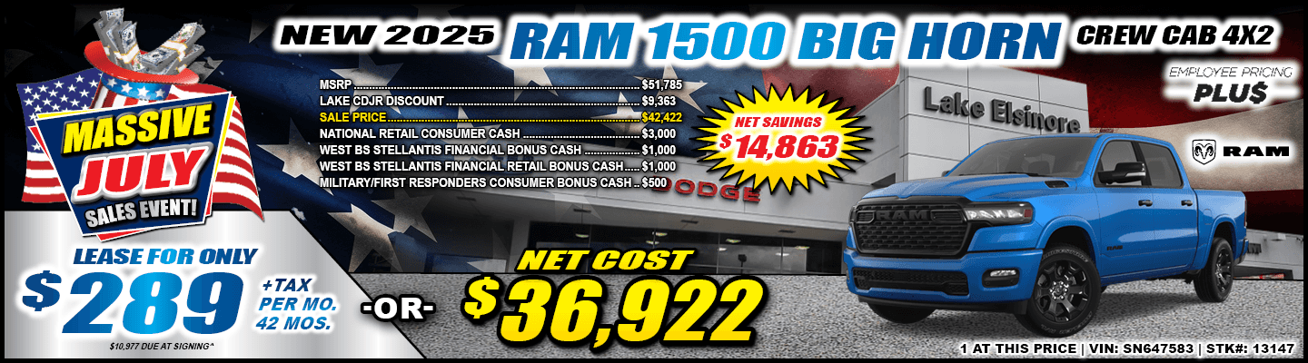2025 RAM 1500 BIG HORN