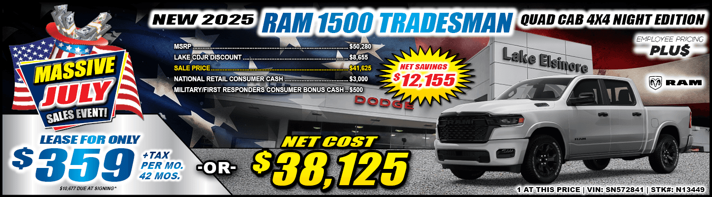2025 RAM 1500 TRADESMAN