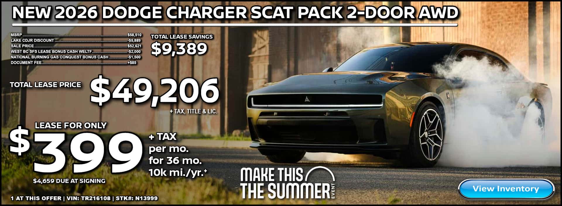 2026 DODGE CHARGER SCAT PACK