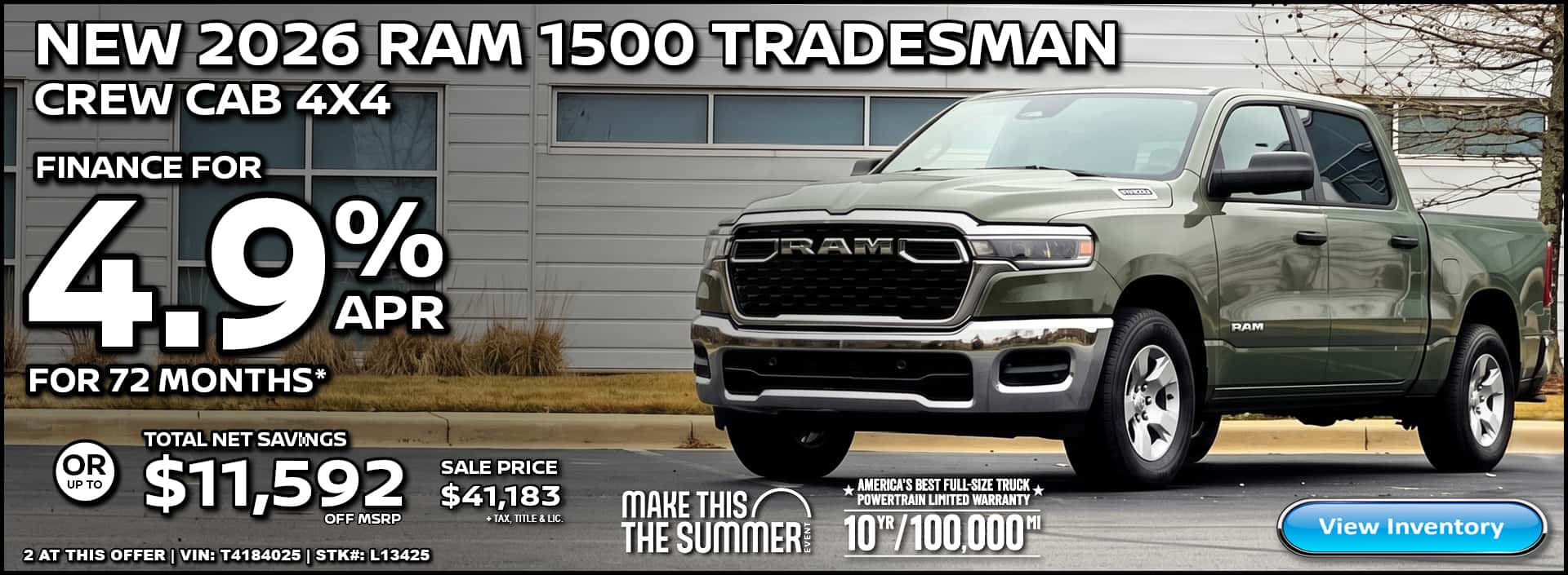 2026 1500 TRADESMAN