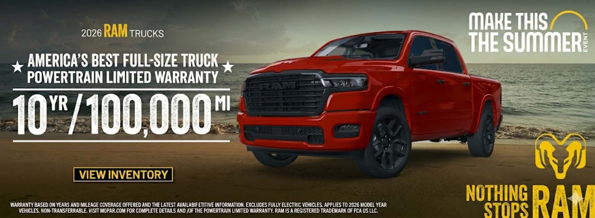 RAM 100K WARRANTY