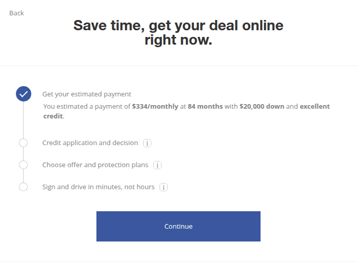 Apply for financing