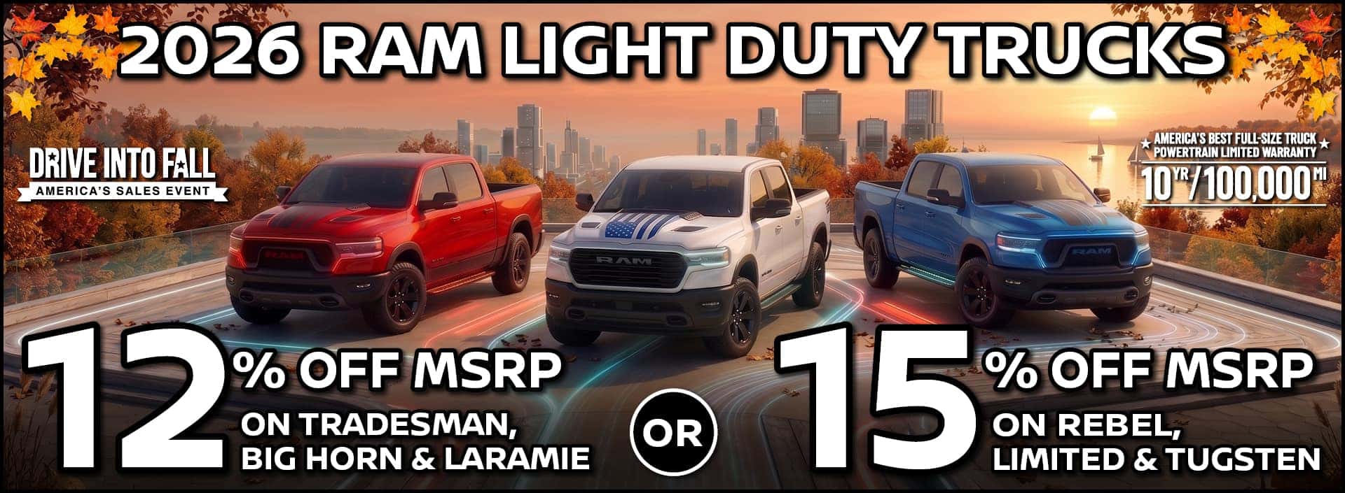 2026 RAM LIGHT DUTY TRUCKS