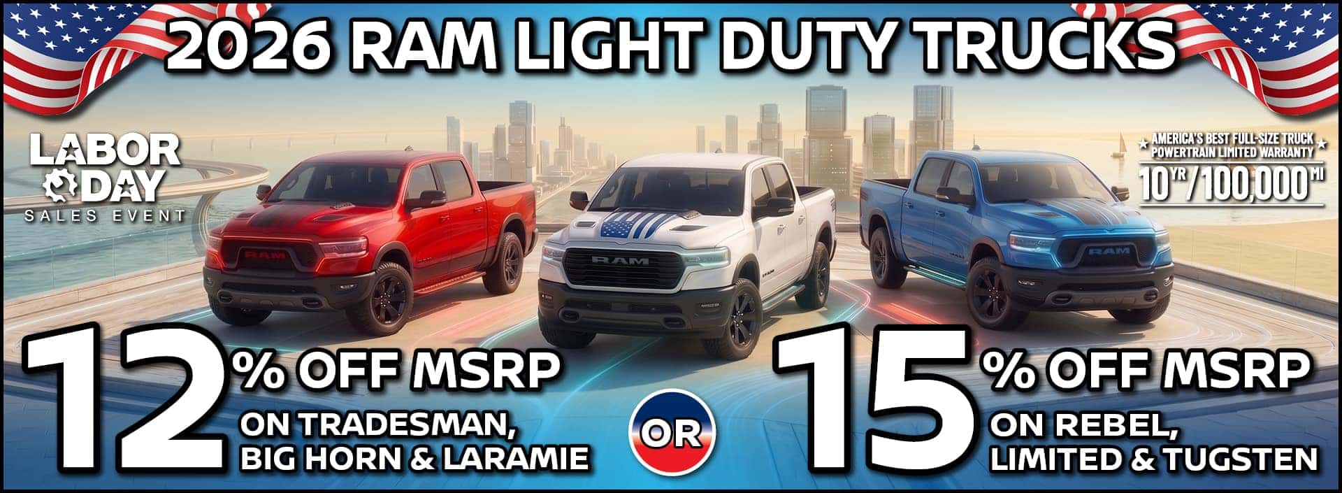 2026 RAM LIGHT DUTY TRUCKS