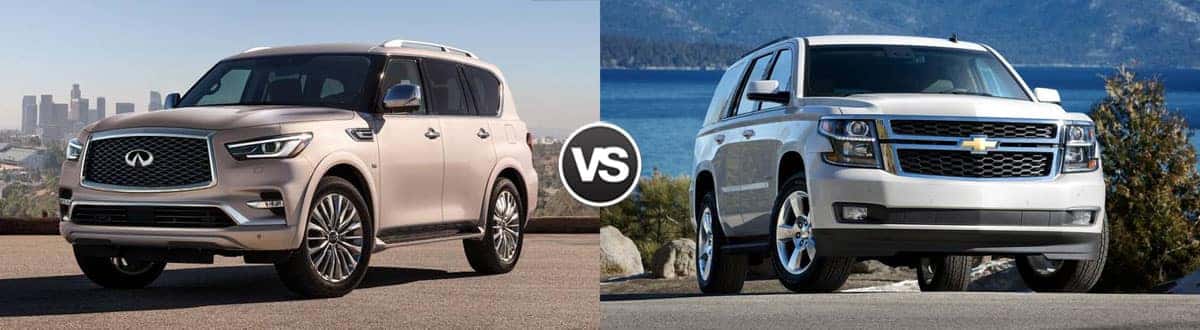 2019 INFINITI QX80 vs 2019 Chevrolet Tahoe