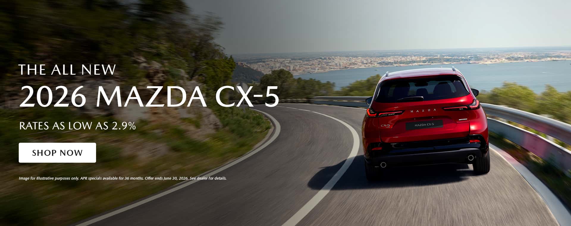 Banner 2026 Mazda CX-5 Hero