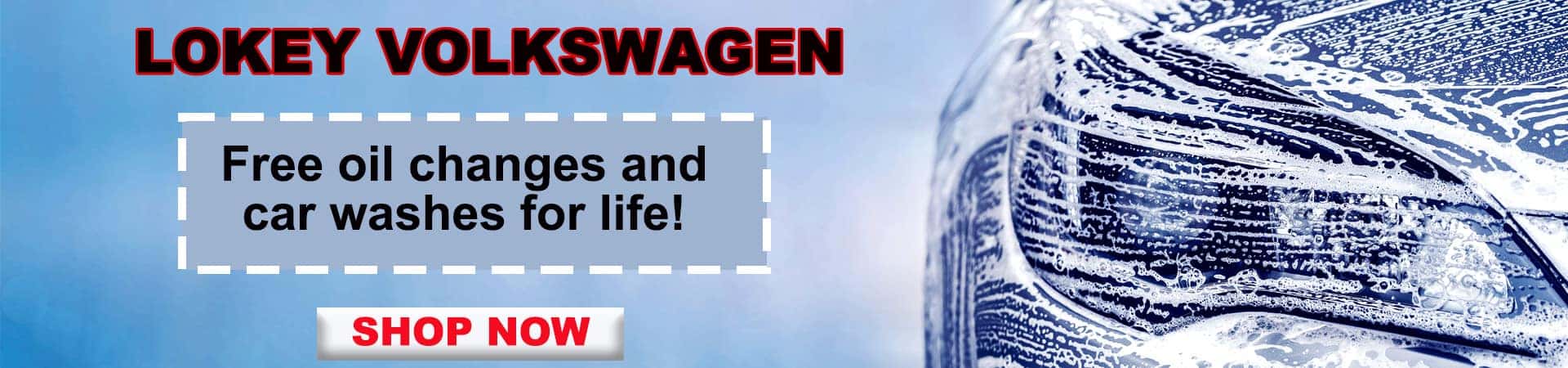 Oil change for life banner