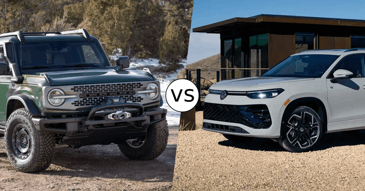 2026 Volkswagen Tiguan vs. Ford Bronco Sport