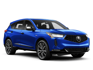 2025 Blue Acura RDX angled-right