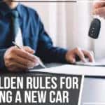5 Golden Rules for Buying a New Car