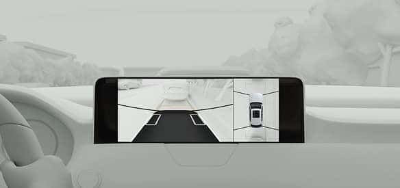 360° View Monitor with See-Through View