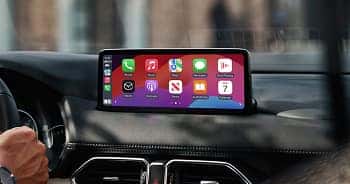Apple CarPlay for your iPhone allows you to access maps, playlists, contacts and compatible apps.